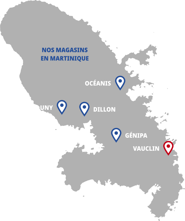 Carte des magasins